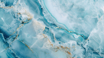 Blue onyx marble texture, abstract background