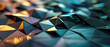 Abstract polygonal landscape wallpaper with sharp geometric shapes.