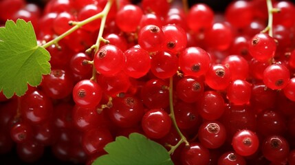 Wall Mural - red currant berries