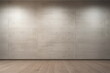 Bare concrete wall texture background with wooden floor