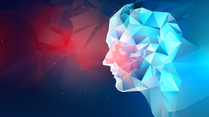 Digital technology abstract graphics poster web page PPT background, abstract background