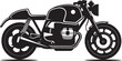 Speed Icon Vector Black Cafe Racer Mark Modern Classic Black Cafe Racer Iconic Identity