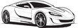 © BABBAN - Sleek Evolution Concept Sports Car Emblematic Symbol Future Racing Black Vector Sports Car Emblematic Design