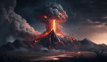 Eruption Of Super Volcano