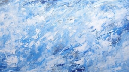Leinwandbilder - Abstract blue watercolor high resolution : Generative AI
