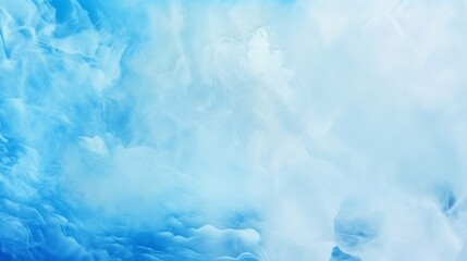 Aufkleber - Abstract background of vivid blue and white color mixing with different tints creating uneven surface : Generative AI