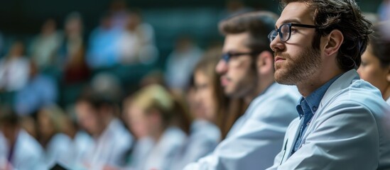 lecturer provides a medicine lecture on ongoing education for medical professionals.