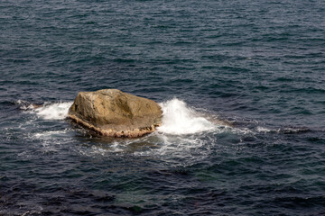 Wall Mural - sea and rocks and waves