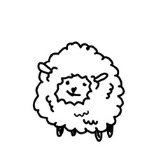 Canvas Print - Doodle Sheep 