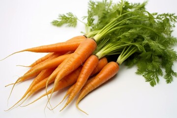 Wall Mural - carrots on a table