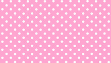 Pink And White Polka Dots Background