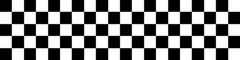 Checkerboard Black And White Pattern Shape