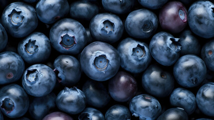 Wall Mural - Fresh ripe blueberries blue berries diet healthy raw sweet fruit freshness food