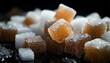 © bmicrostock - Recreation of refined and brown sugar cubes