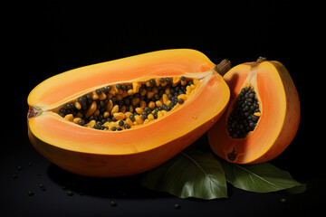 Wall Mural - Papaya is an exotic fruit