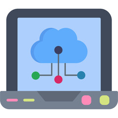 Wall Mural - Cloud Computing Icon