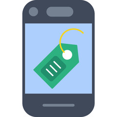 Poster - Mobile Phone Icon