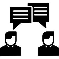 Sticker - Conversation Icon