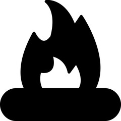 Poster - Campfire Icon