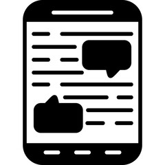 Poster - Mobile Chat Icon