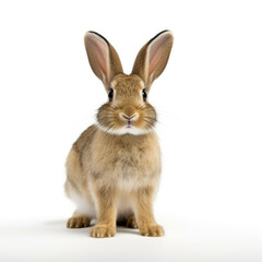 Wall Mural - Rabbit isolated on white background