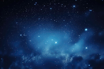 Wall Mural - a clear, star-filled night sky, with the milky way visible in the background