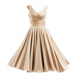 © Michael Böhm - Beige Dress isolated on white background