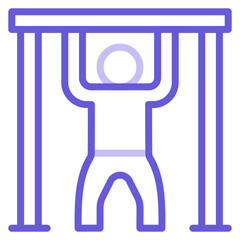 Sticker - Pull Up Icon of Workout App iconset.