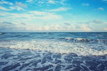 Wall Mural - Seascape on a sunny day Nature background