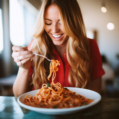 closeup close-up of person eating food.