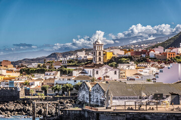 Wall Mural - Panorama of Garachico on the north coast of Tenerife, Spain