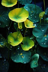 Pistia Stratiotes plants floating on the water