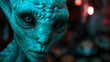 blue alien extraterrestrial sci-fi background