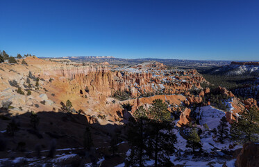 Sticker - Scenic Bryce Canyon National Park Utah Winter Landscape