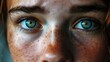 A close-up of a girl's face, tears welling up in their eyes, looking directly into the camera, conveying intense feelings of loneliness and emotional pain.