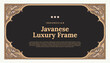 javanese luxury frame border template