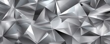 Vector Abstract Silver, Triangles Background