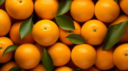 Wall Mural - Background with oranges