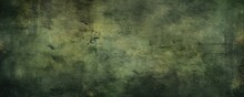 Textured Dark Olive Grunge Background
