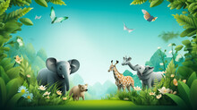 Safari Animals - Illustration For The Children