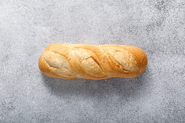 Sticker - Bread, white baguette, top view