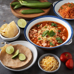 Wall Mural - Mexican hominy stew