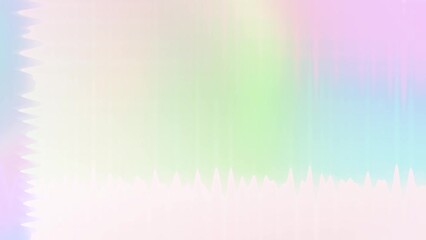 Canvas Print - An abstract wavy multicolored psychedelic gradient motion graphic texture background.