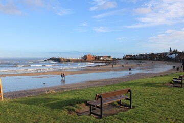 west bay, north berwick, east lothian.