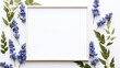 frame with flowers
