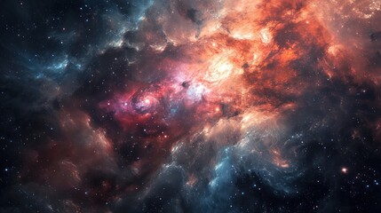 Wall Mural - amazing wallpapers featuring swirling galaxies and constellations in outer space