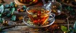 Organic tea made from Smilax aspera with medicinal properties