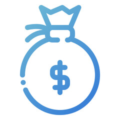 Sticker - moneybag icon