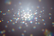 Reflection of sparkling prismatic light Background Illustration. close view