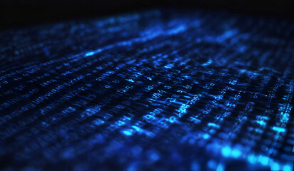 abstract binary code background